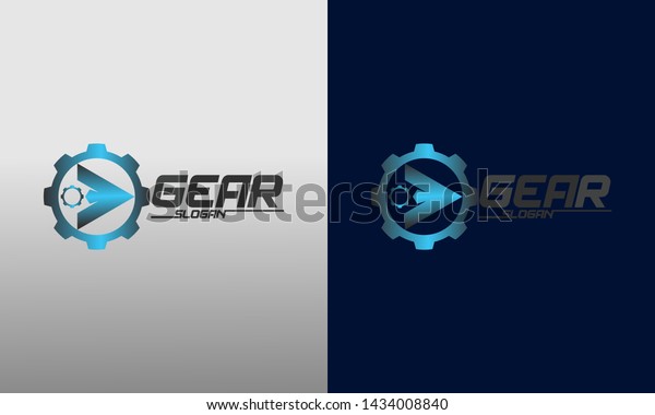 GEAR logo design template\
vector