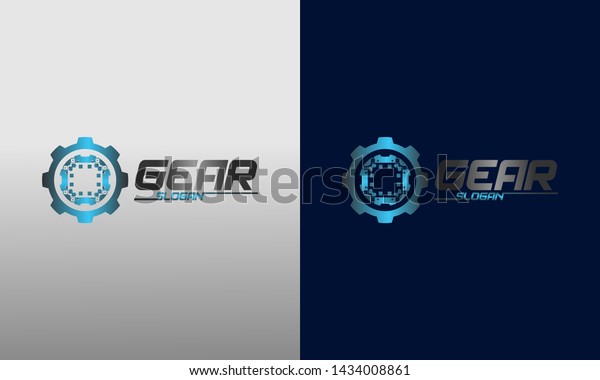GEAR logo design template\
vector