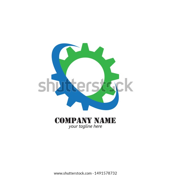 GEAR logo design template\
vector\
