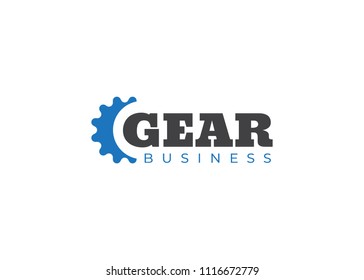 Gear logo design vector. Cog vector logo. Engineering wheel creative logotype