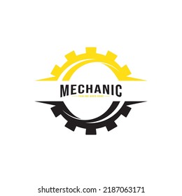 Gear Logo designs Template Vector, Mechanic logo symbol, Logo symbol icon template.