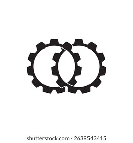 Gear logo element illustration icon design