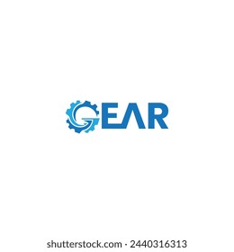 gear logo g gear design vector