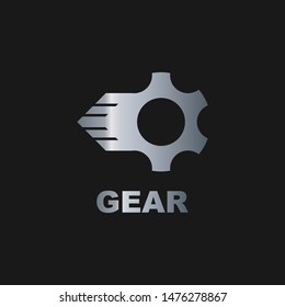 Gear logo icon design template elements