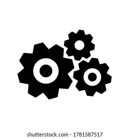 Gear logo. Icon design. Template elements