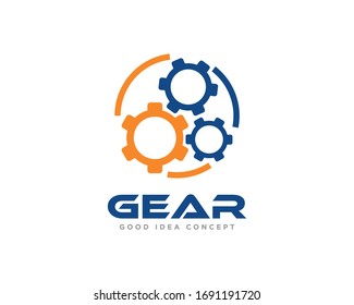 Gear Logo Icon Design Vector