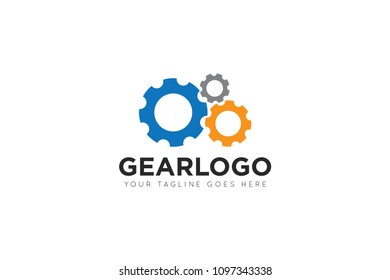 gear logo, icon, symbol, design template