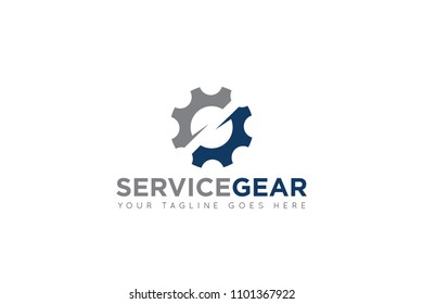 gear logo, icon, symbol, design template