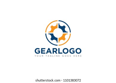 gear logo, icon, symbol, design template