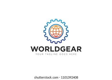 gear logo, icon, symbol, design template