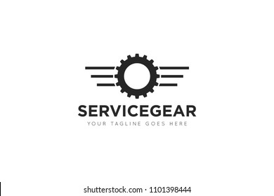 gear logo, icon, symbol, design template