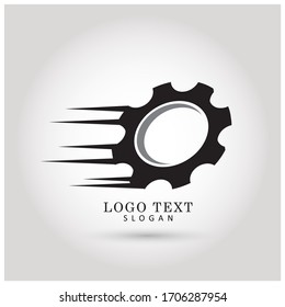 Gear Logo. Icon & Symbol Vector Template.