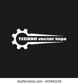 Gear logo icon vector