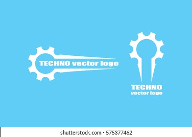 Gear logo icon vector.