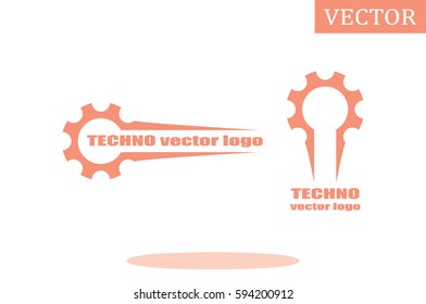 Gear logo icon vector.