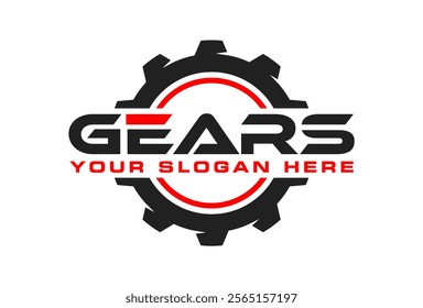 gear logo and icon vector illustration design template