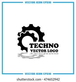 Gear logo icon vector illustration eps10.