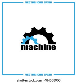 Gear logo icon vector illustration eps10.
