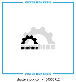 Gear logo icon vector illustration eps10.