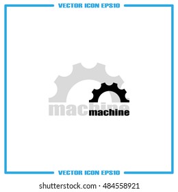 Gear logo icon vector illustration eps10.