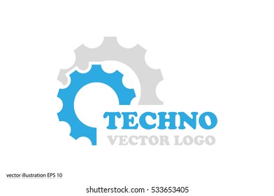 Gear logo icon vector illustration