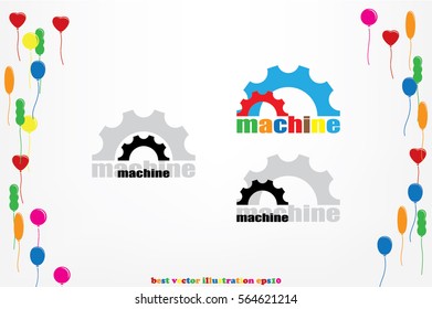 gear logo icon vector illustration eps10.