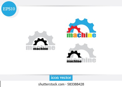 gear logo icon vector illustration.