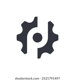 Gear Logo Icon Vector Template Illustration