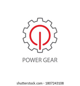 Gear logo illustration vector design