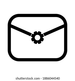 Fanggerät-Logo. Gear Logo-Illustration für die Website. Perfekte Verwendung für Web, Muster, Design, Icon, ui, ux, etc.