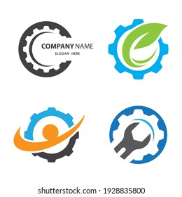 Gear logo images illustration design