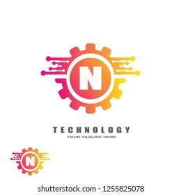 gear logo. industrial business company sign or symbol technology, teamwork, factory icons, connections, mechanical engineering, machinery, vector illustration elements.