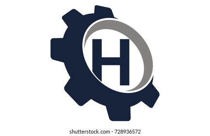 Gear Logo Letter H