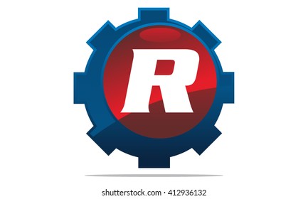 Gear Logo Letter R