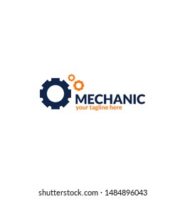 gear logo with modern concept