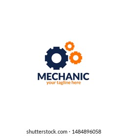 gear logo with modern concept