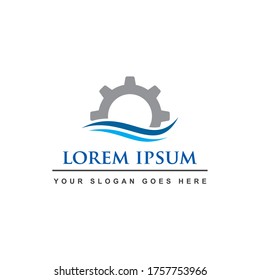 gear logo , service logo vector