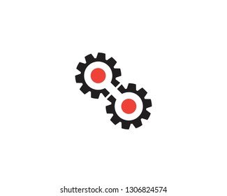 Gear logo template
