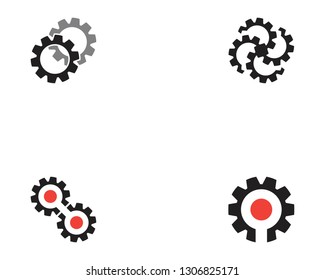 Gear logo template