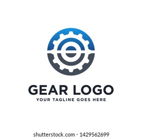 Gear Logo Template Design Vector Illustration