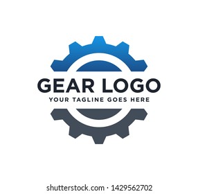 Gear Logo Template Design Vector Illustration