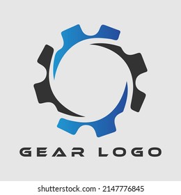 Gear logo template icon design vector image