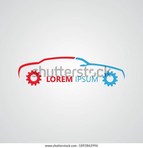gear logo template.\
mechanic logo. simple and modern style logo. gear and mechanic\
illustration vector
