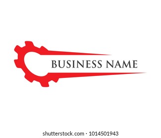 Gear Logo Template vector icon illustration design