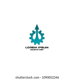 gear logo template vector icon 