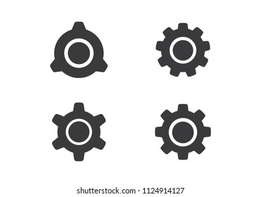 Gear Logo Template vector icon illustration design
