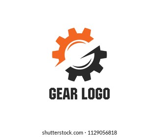 Gear Logo Template vector icon illustration design