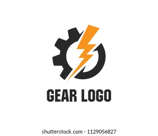 Gear Logo Template vector icon illustration design
