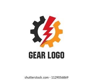 Gear Logo Template vector icon illustration design