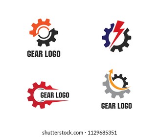 Gear Logo Template vector icon illustration design